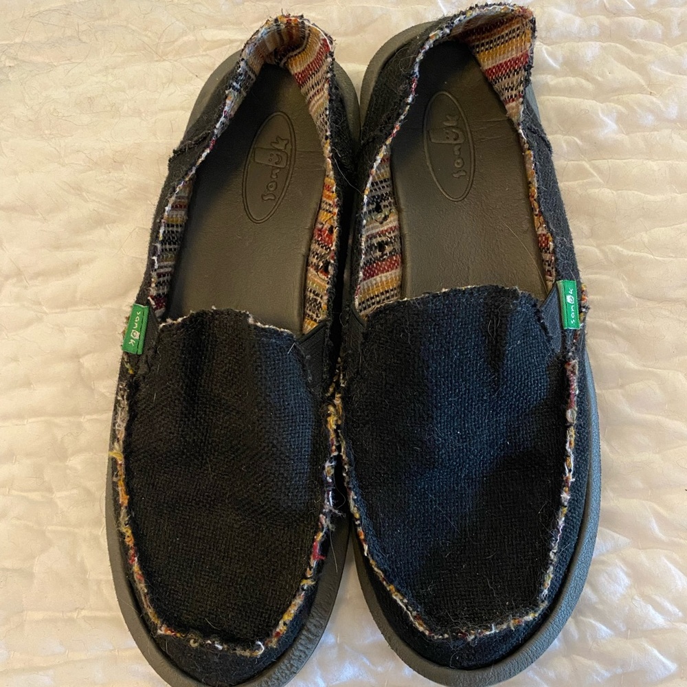 Sanuk Donna Hemp Slip-ons